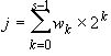 model set for bits (binary digits)